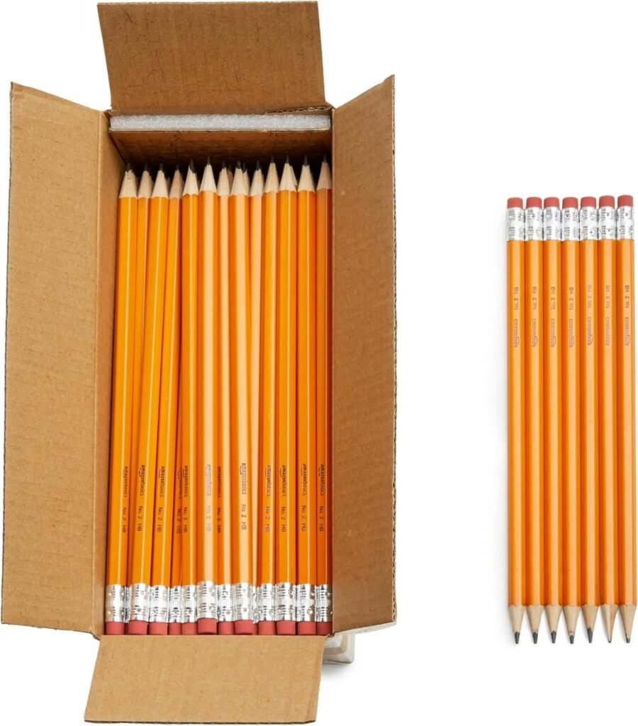 Box of orange carpenter pencils