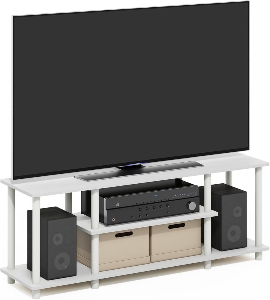 Compact 3-tier storage shelf made from particleboard