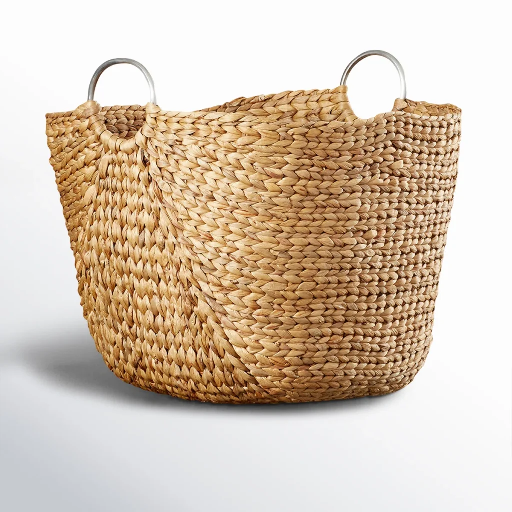 Seagrass basket with handles