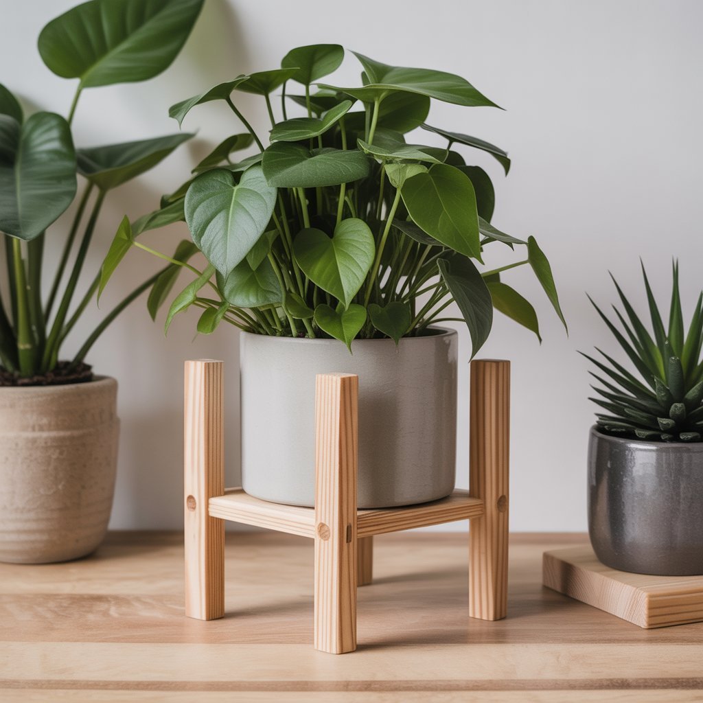 Wooden Plant Stands
